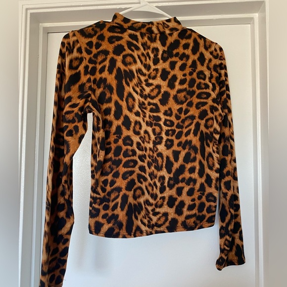 Olivia Rae Tops - Tiger Print Longsleeve